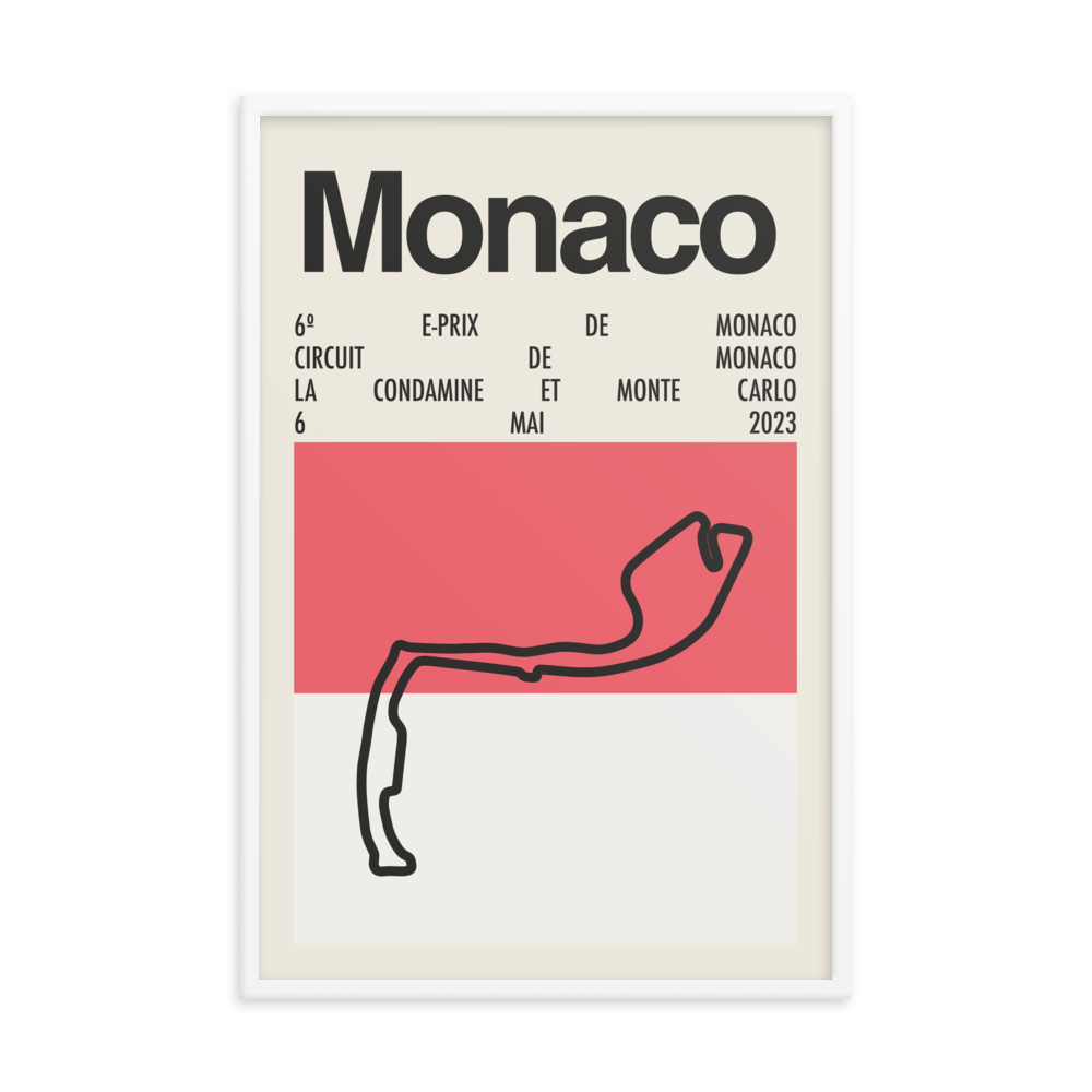 2023 Monaco E-Prix Print