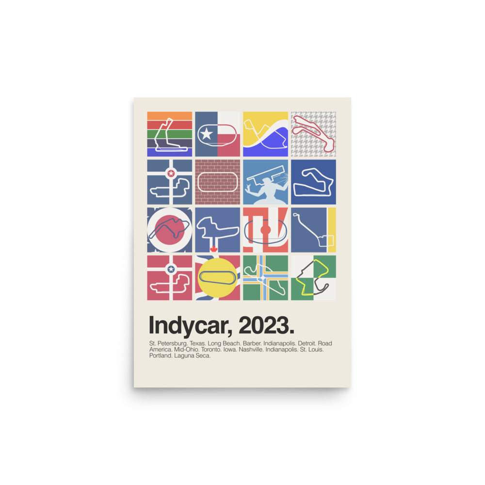 2023 Indycar Season Print