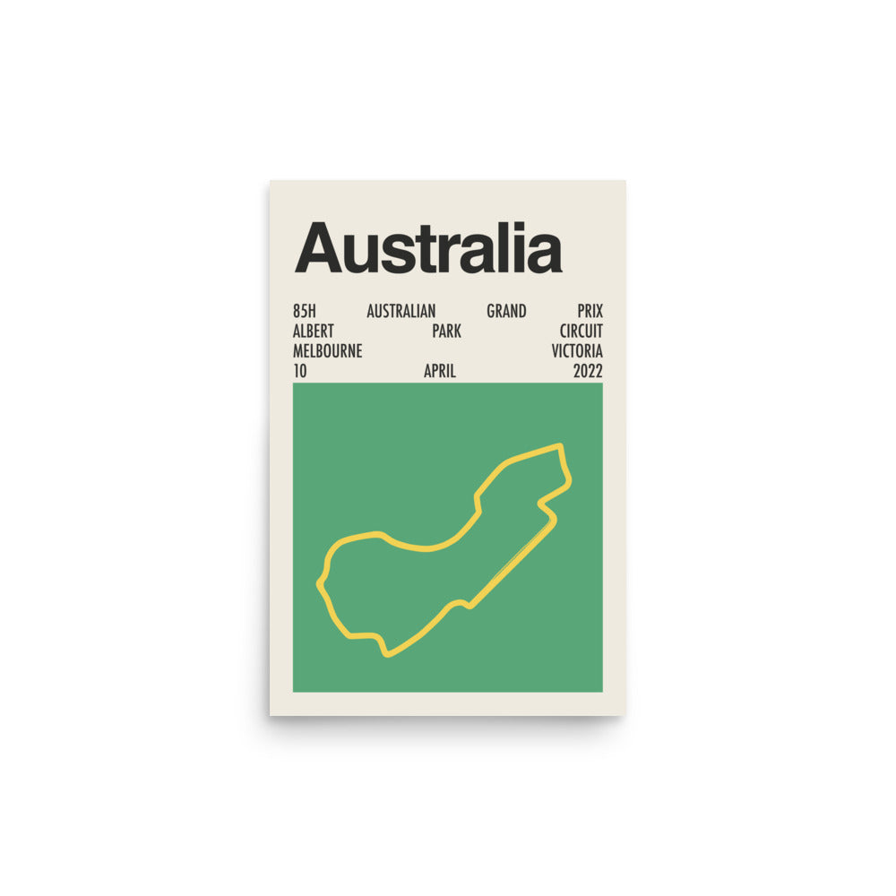 2022 Australian Grand Prix Print