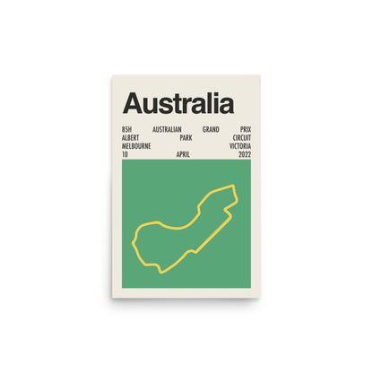 2022 Australian Grand Prix Print