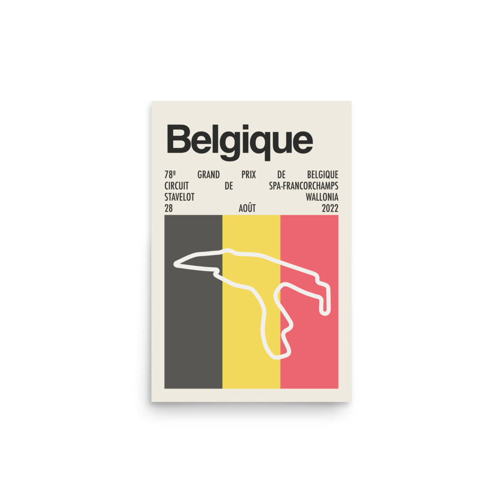 2022 Belgian Grand Prix Print