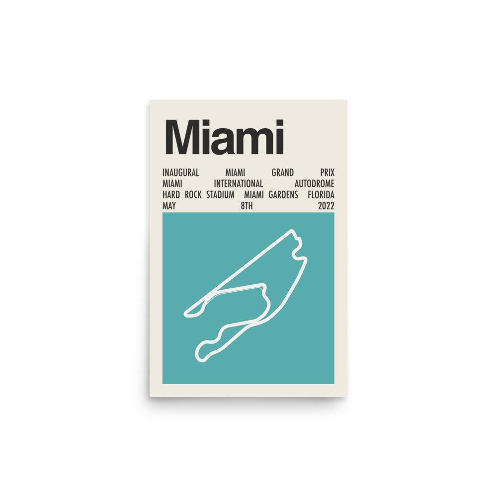 2022 Miami Grand Prix Print