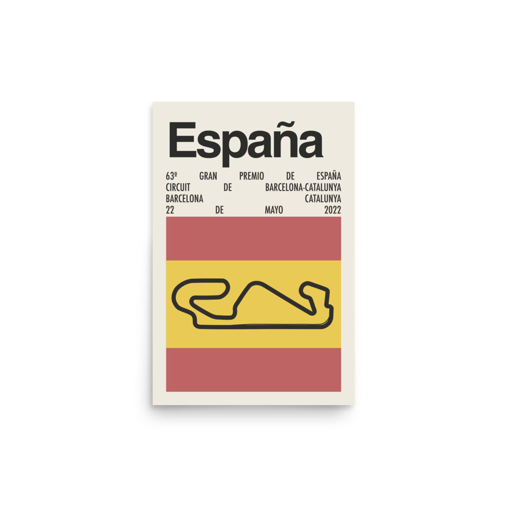 2022 Spanish Grand Prix Print