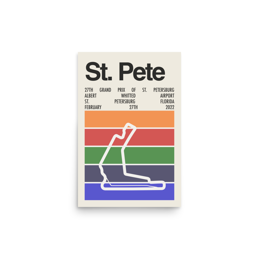 2022 Grand Prix of St. Petersburg Print