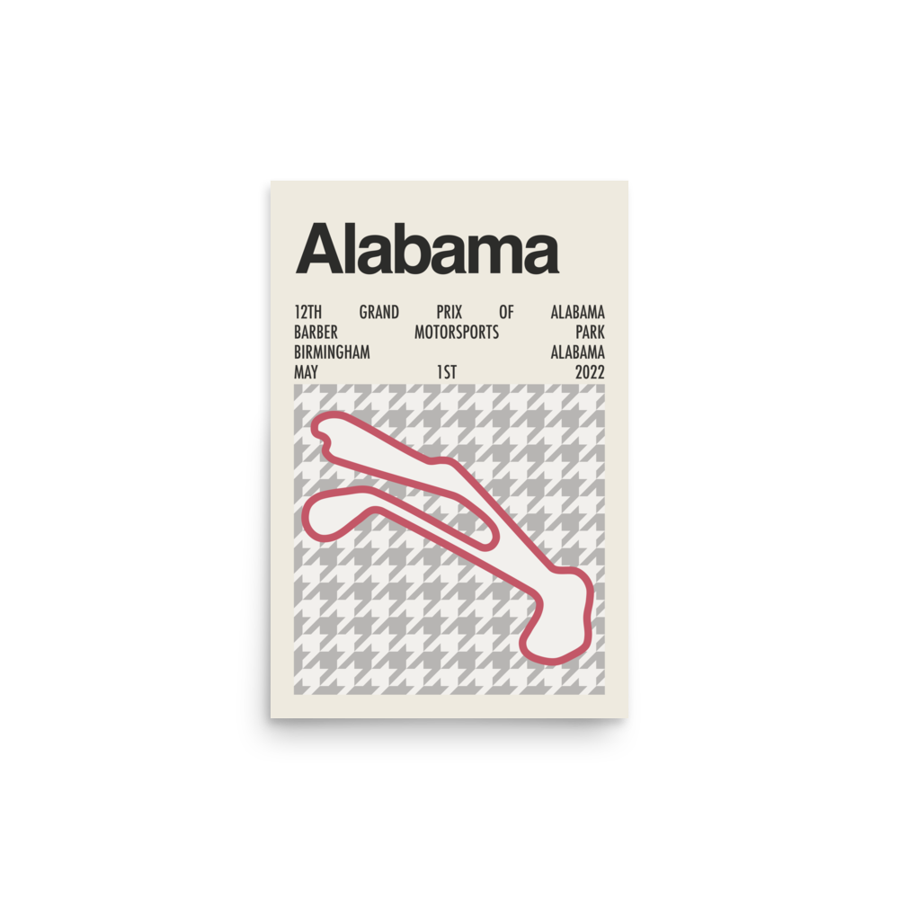 2022 Grand Prix of Alabama Print
