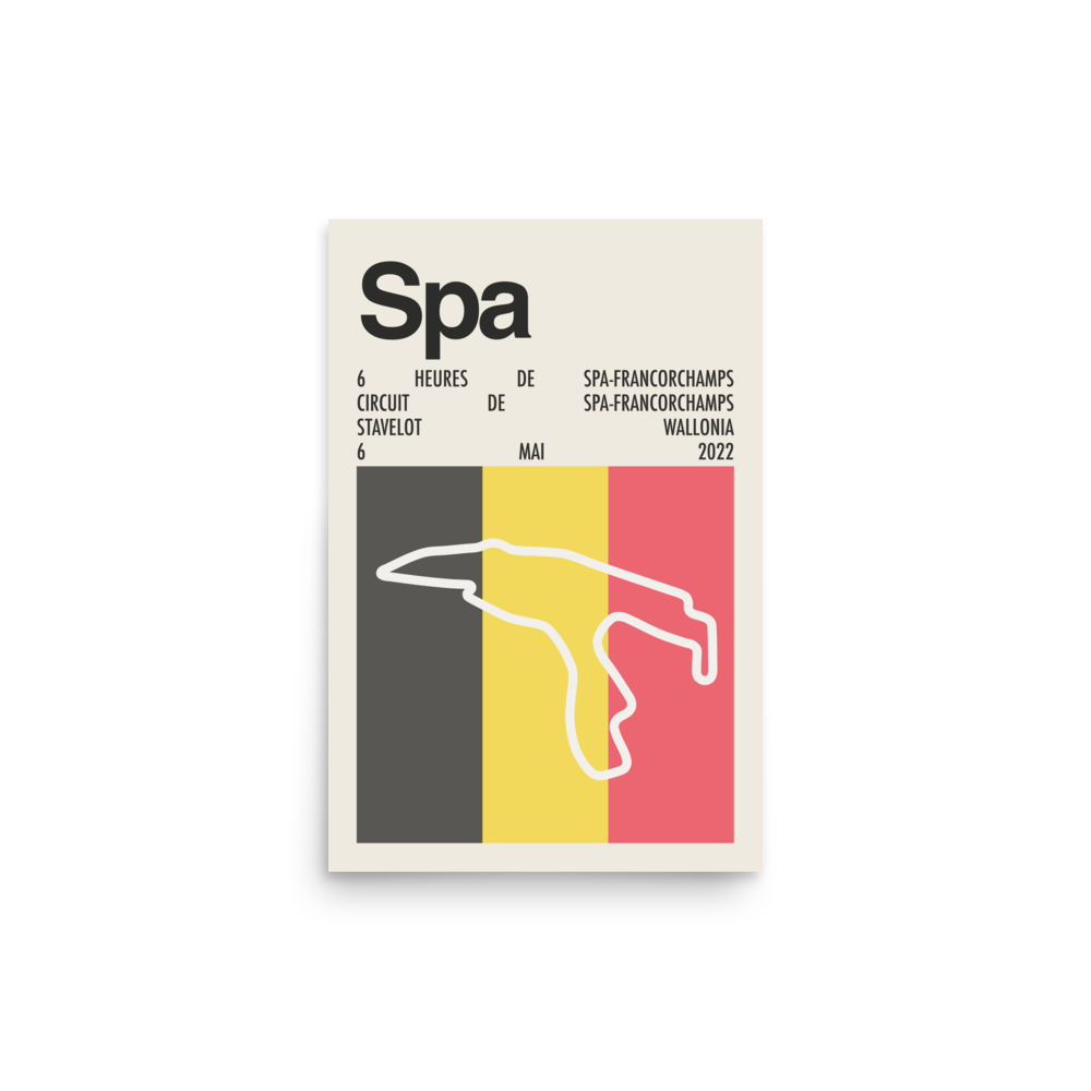 2022 6 Hours of Spa-Francorchamps Print