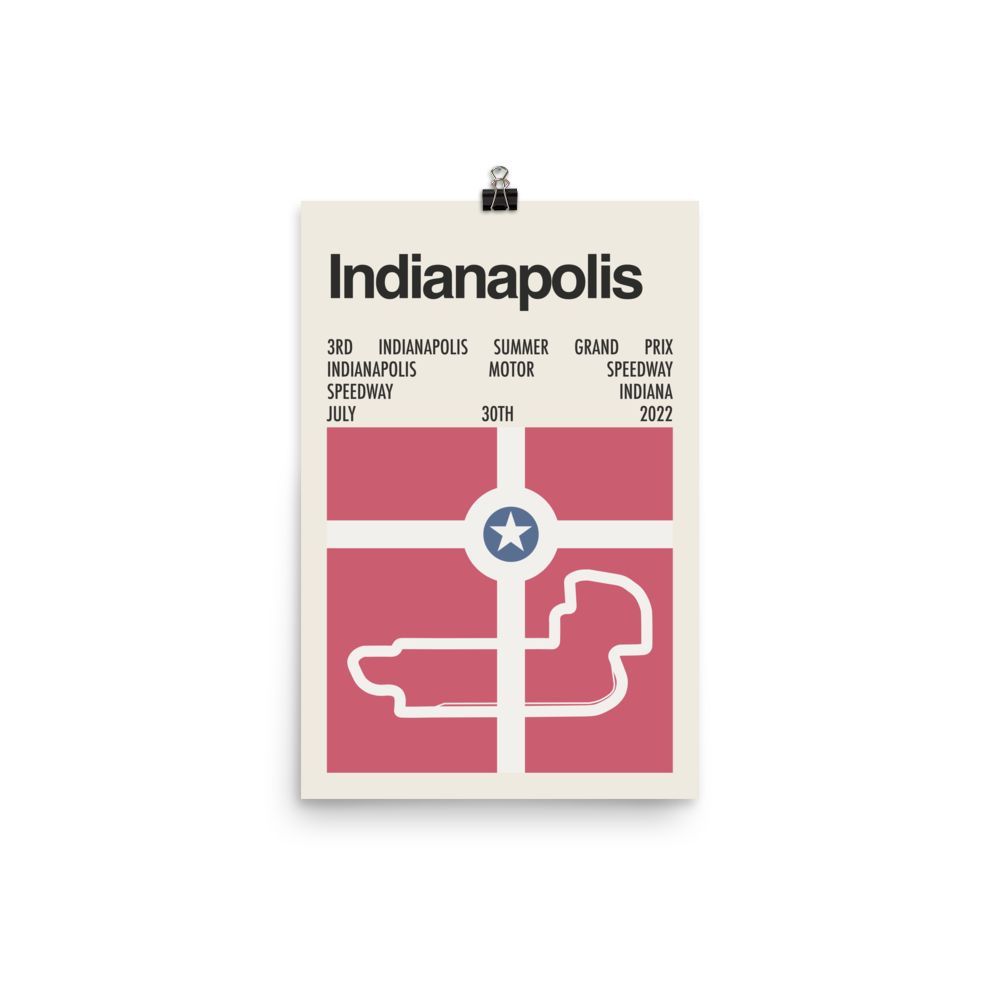 2022 Indianapolis Summer Grand Prix Print