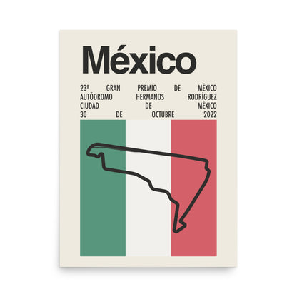 2022 Mexico City Grand Prix Print