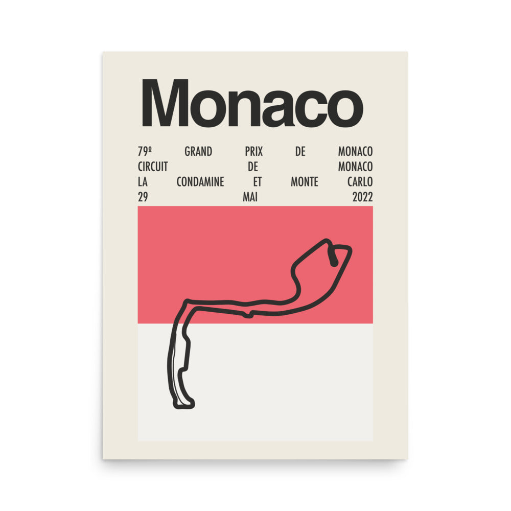 2022 Monaco Grand Prix Print