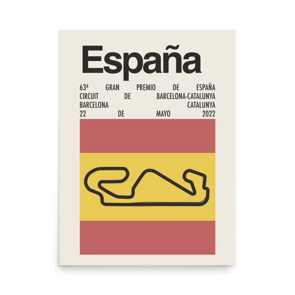 2022 Spanish Grand Prix Print