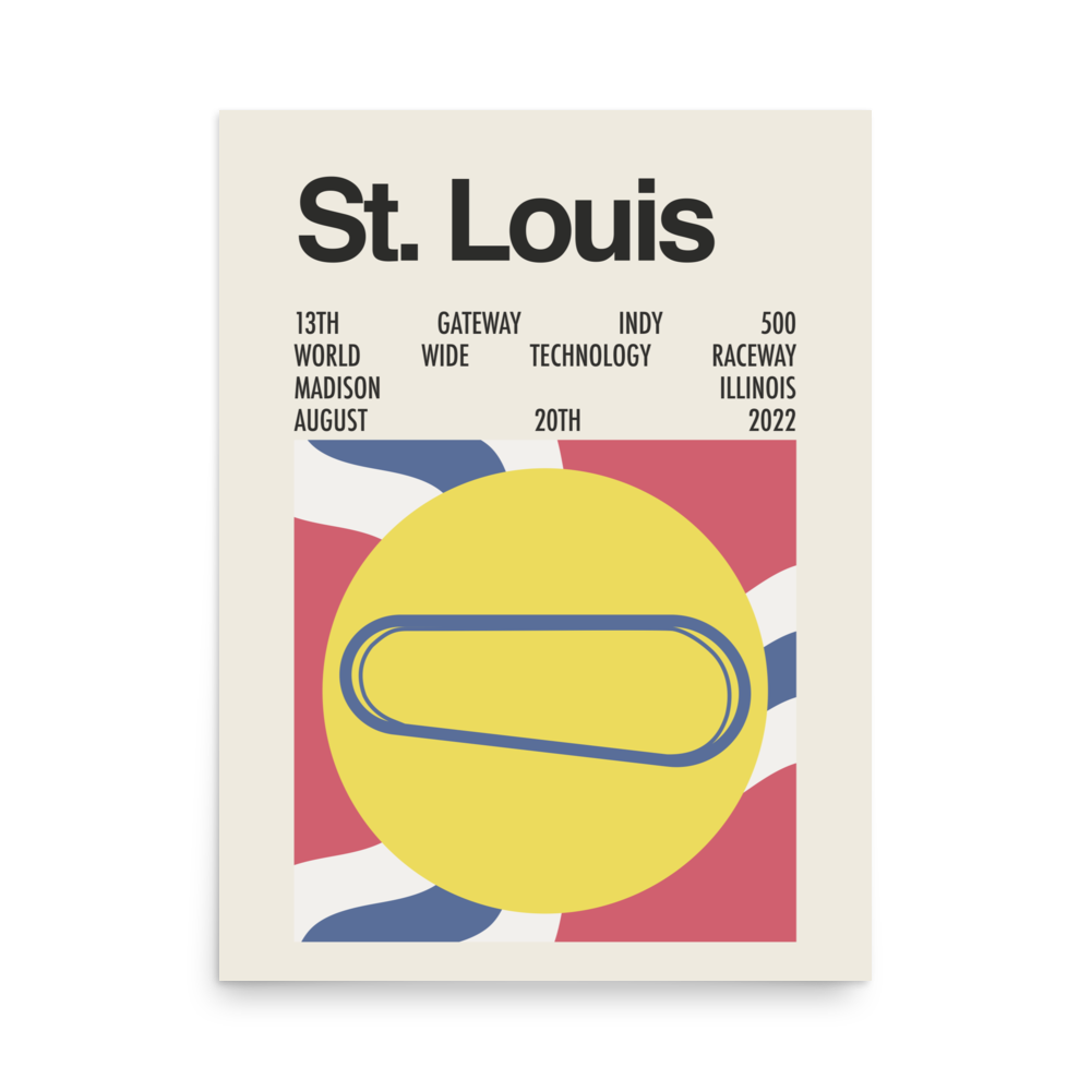 2022 Gateway Indy 500 Print