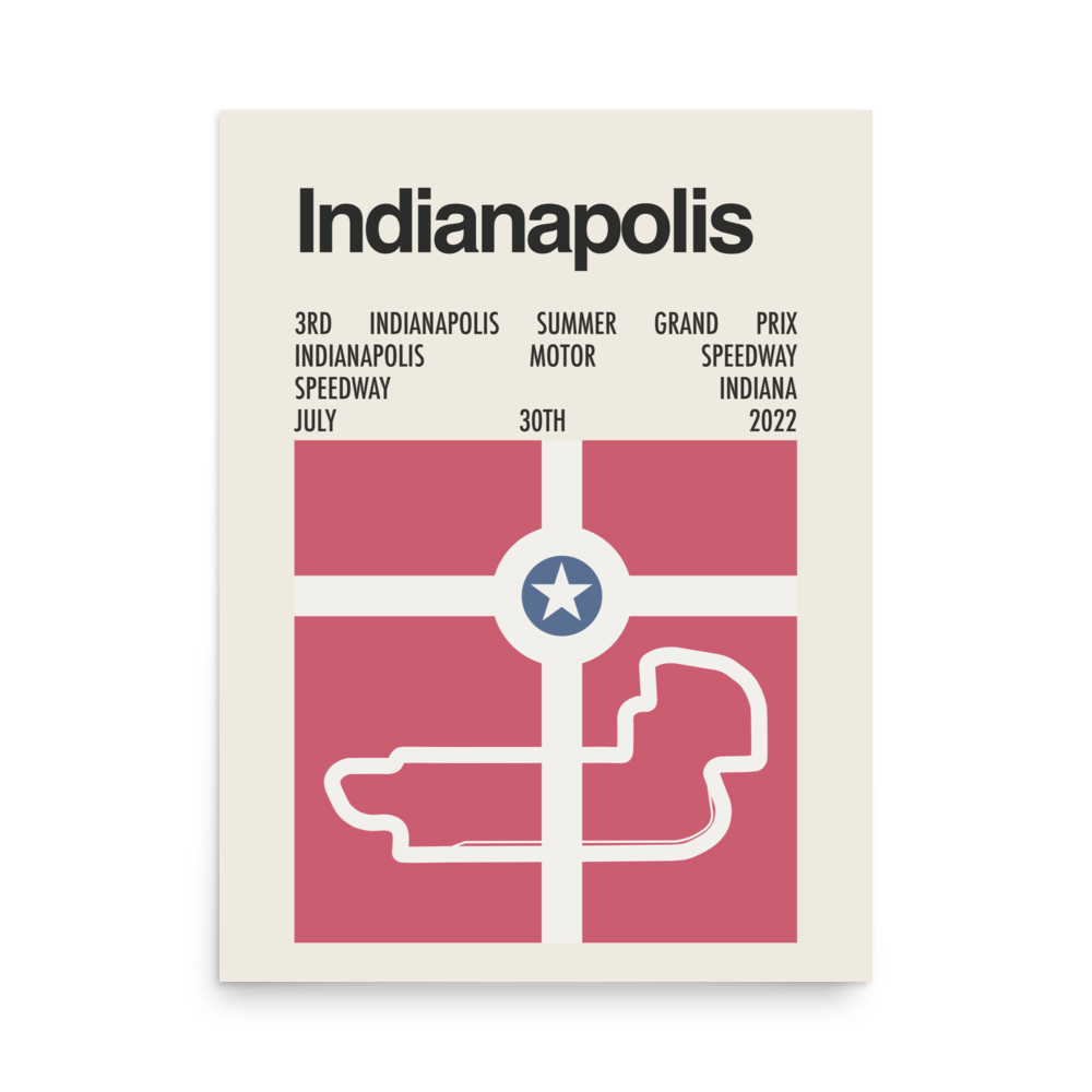 2022 Indianapolis Summer Grand Prix Print