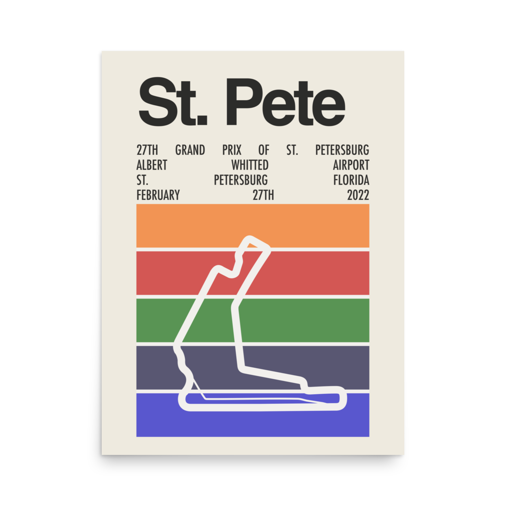 2022 Grand Prix of St. Petersburg Print
