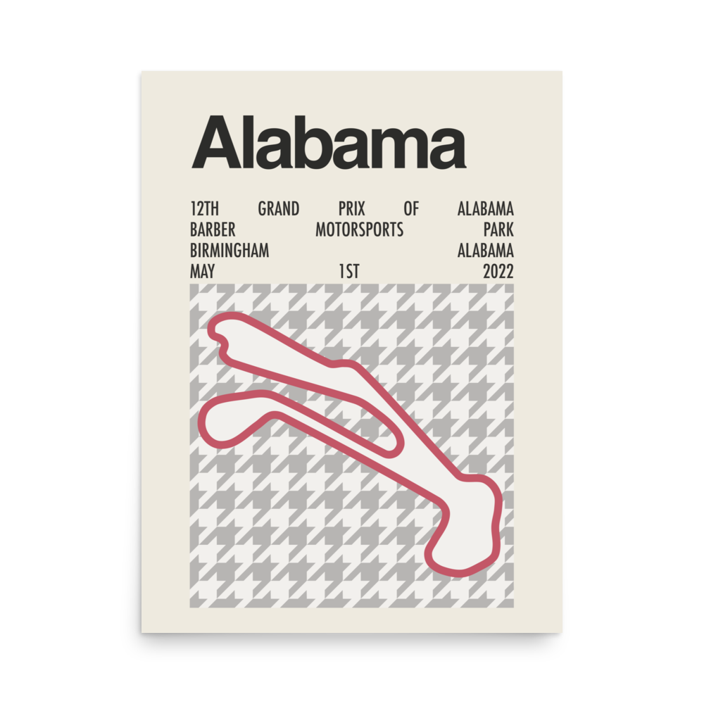 2022 Grand Prix of Alabama Print