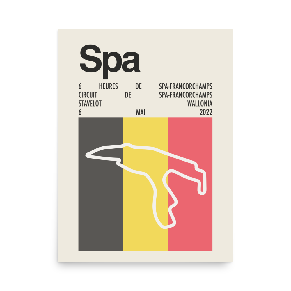 2022 6 Hours of Spa-Francorchamps Print