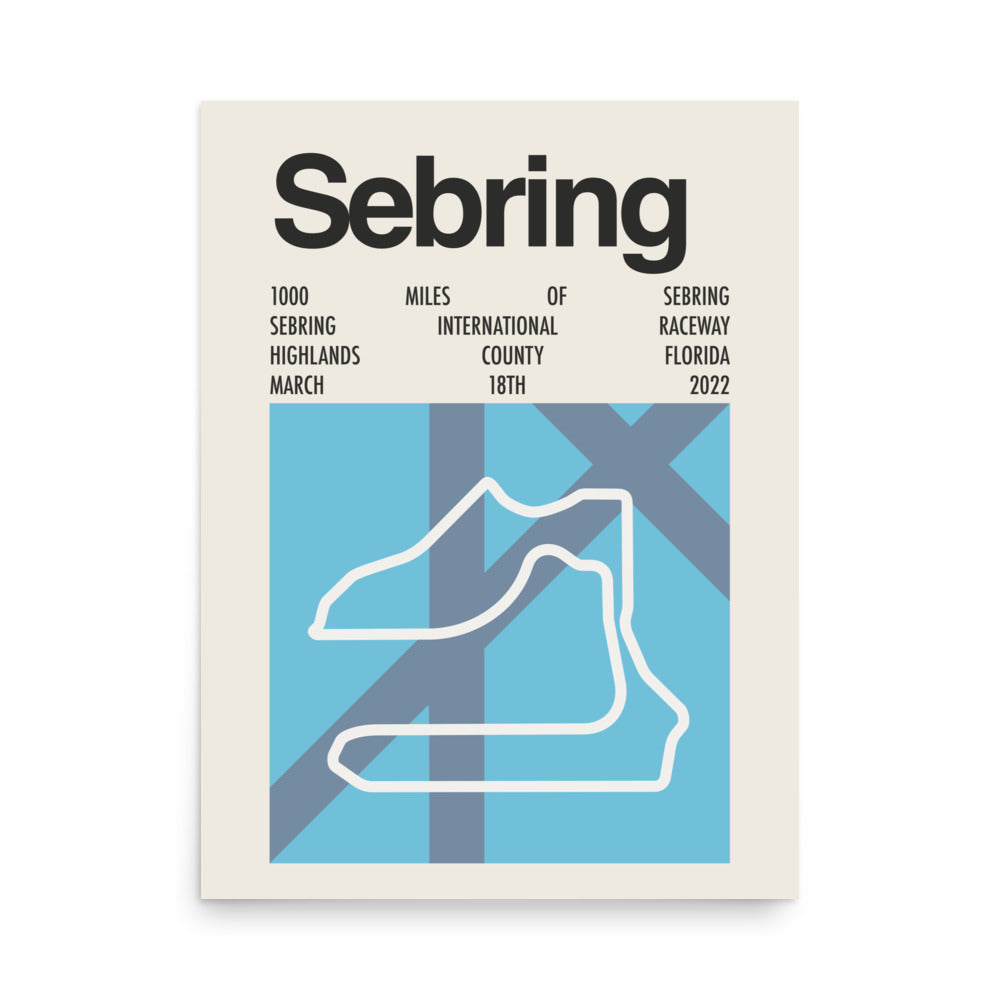 2022 1000 Miles of Sebring Print