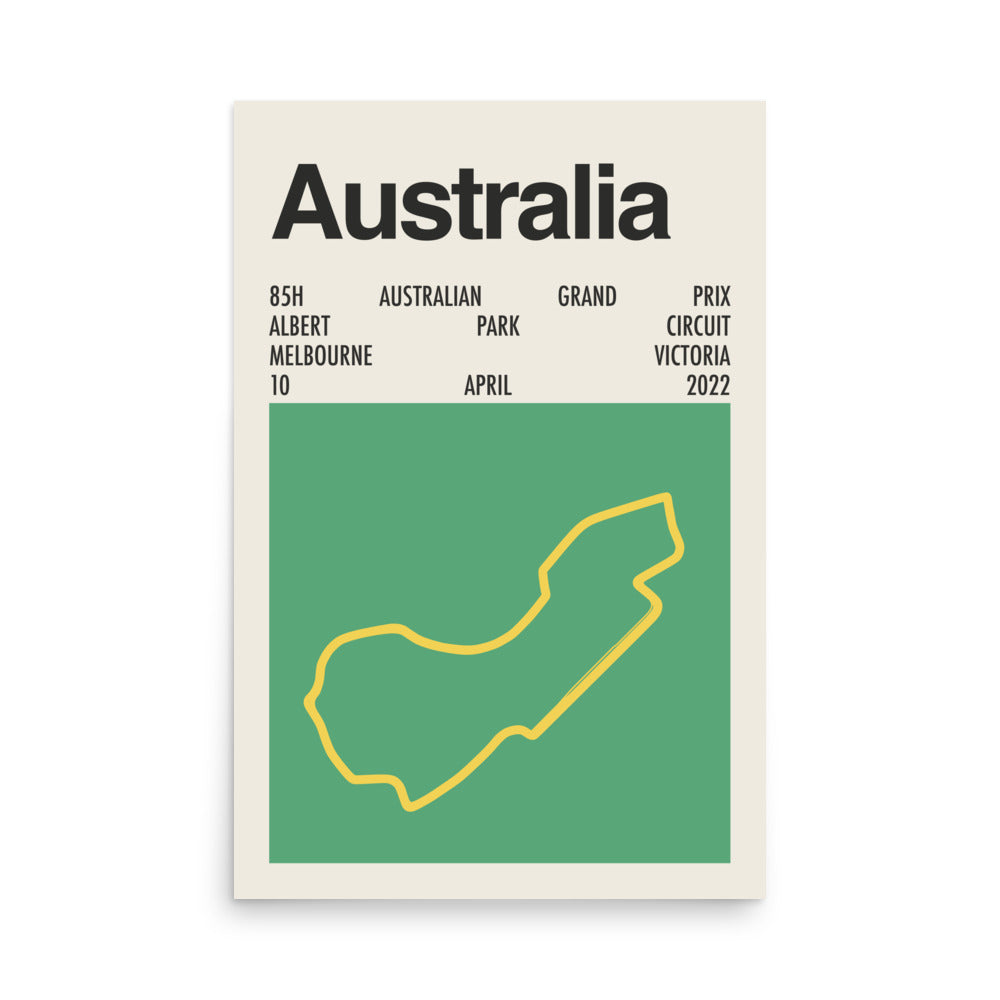 2022 Australian Grand Prix Print