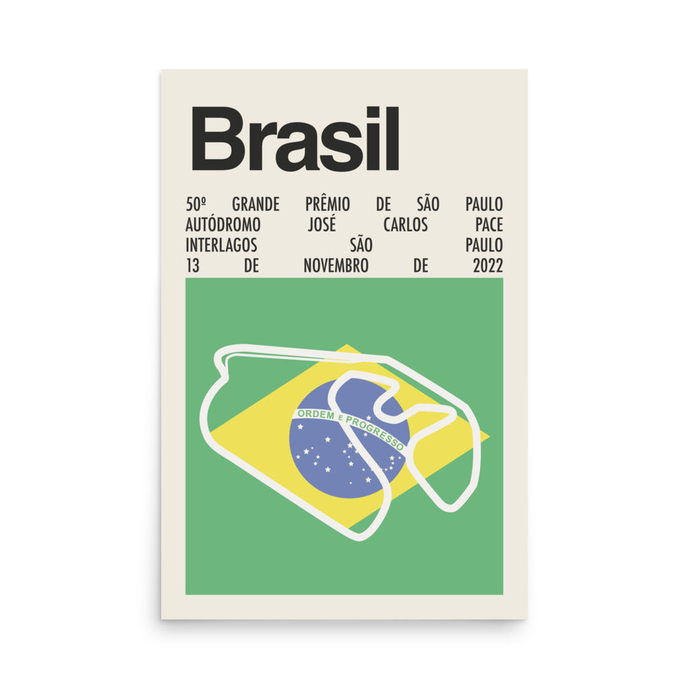 2022 Brazilian Grand Prix Print