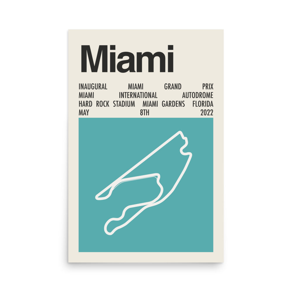 2022 Miami Grand Prix Print