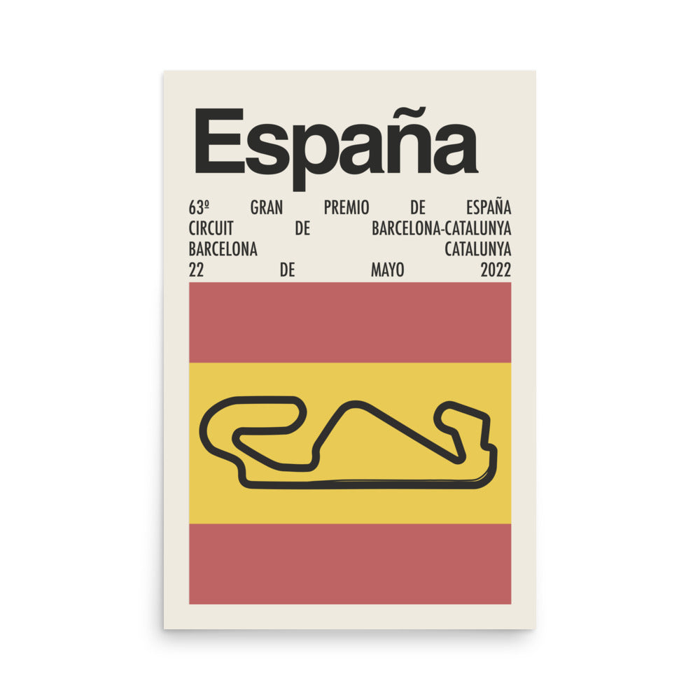 2022 Spanish Grand Prix Print