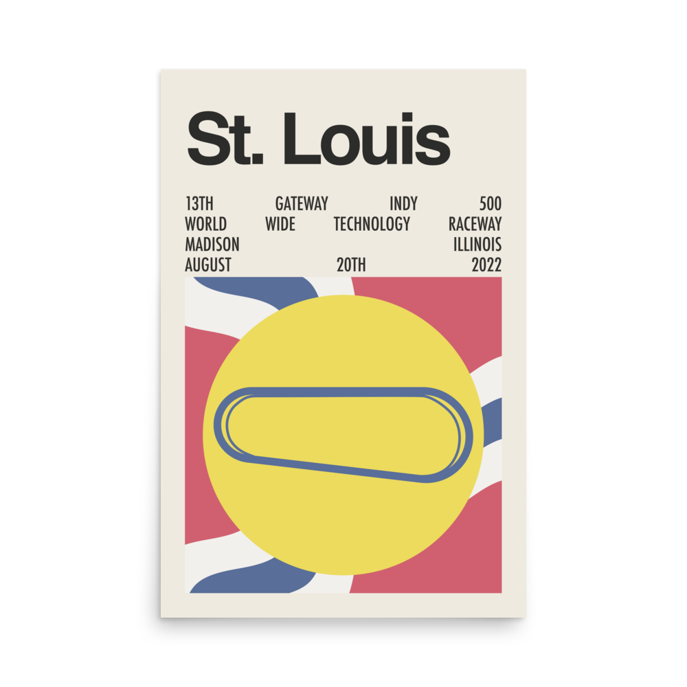 2022 Gateway Indy 500 Print