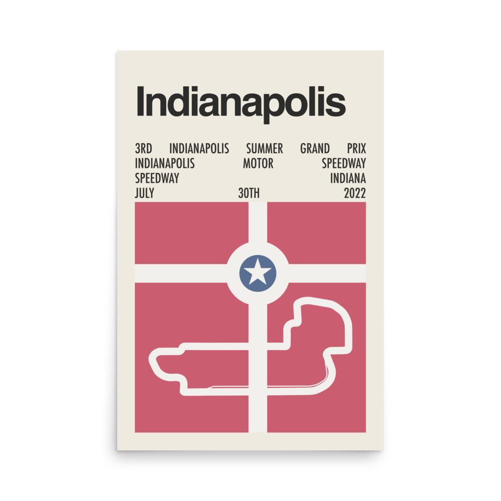 2022 Indianapolis Summer Grand Prix Print