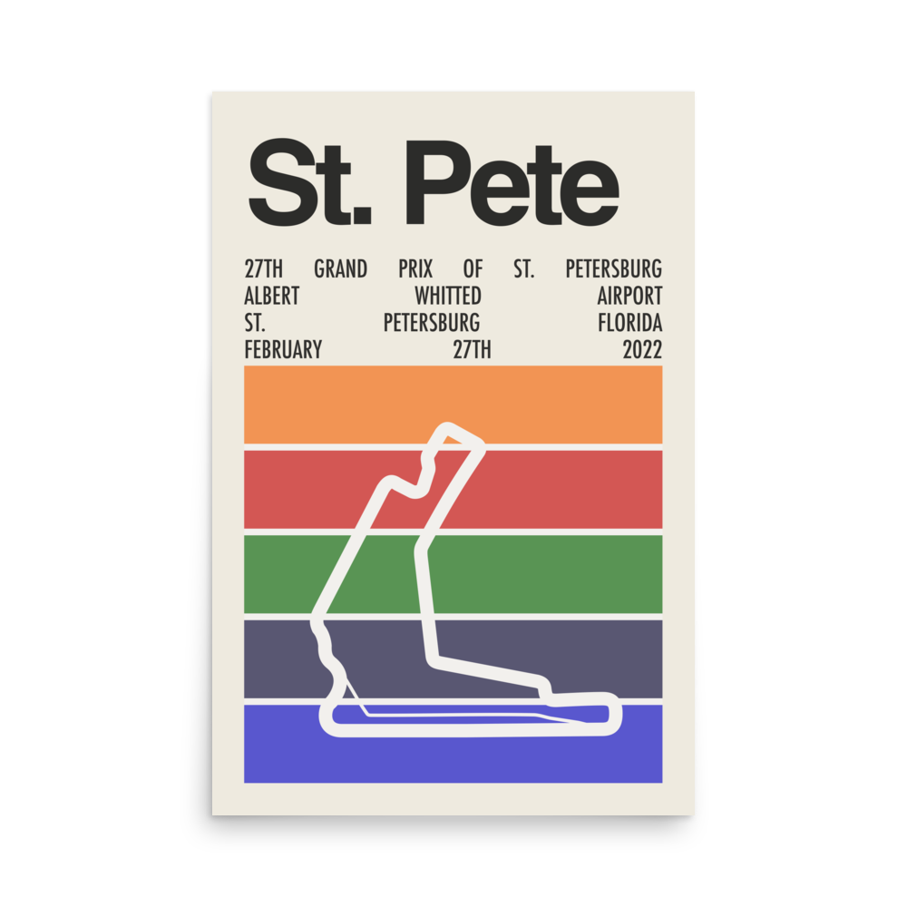 2022 Grand Prix of St. Petersburg Print