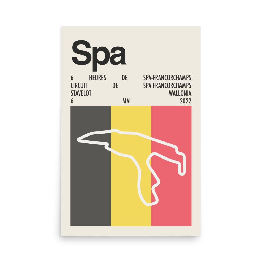 2022 6 Hours of Spa-Francorchamps Print